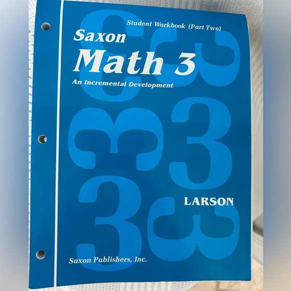 Saxon Math 3 Teachers Edition & Student Workbook Part 2 ( Like NEW Condition) - Picture 8 of 10